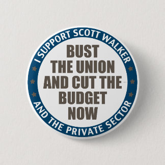 Support Scott Walker 2 Inch Round Button