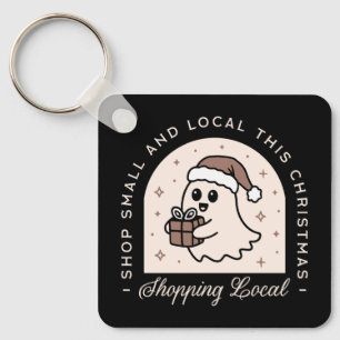 Support shop small local Christmas gift giving Keychain