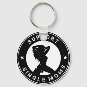 Support Single Mom Keychain
