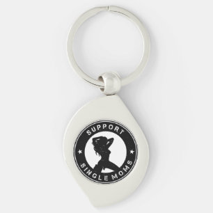 Support Single Mom Keychain