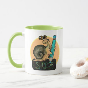 Support Small Artists Snail Mug