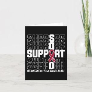 Support Squad Brain Aneurysm Awareness 1 Card