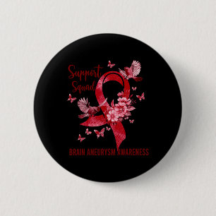 Support Squad Brain Aneurysm Awareness 2 Inch Round Button