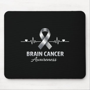 Support squad brain cancer awareness brain tumour mouse pad