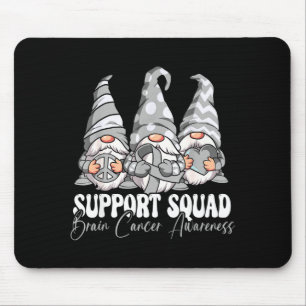 Support Squad Brain Cancer Awareness Mouse Pad