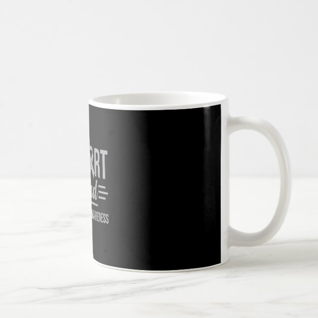 Support squad brain tumour awareness brain cancer  coffee mug (Right)