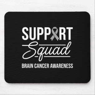 Support squad brain tumour awareness brain cancer  mouse pad