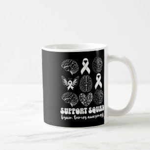 Support Squad Brain Tumour Awareness Month Go Grey Coffee Mug