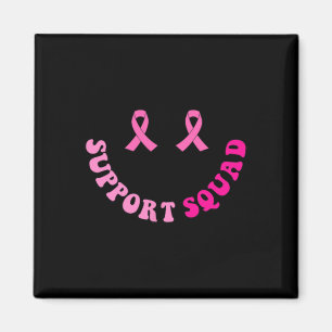 Support Squad Breast Cancer Awareness 2 Sided  Magnet