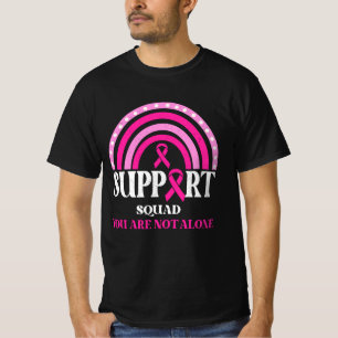 Support Squad Breast Cancer Awareness Leopard Pink T-Shirt