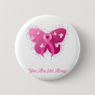 Support Squad Breast Cancer Awareness Pink Ribbon 2 Inch Round Button