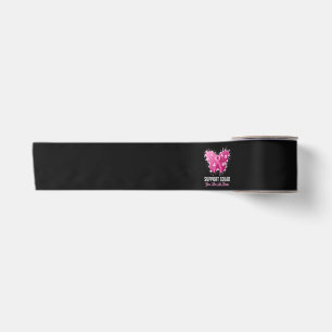 Support Squad Breast Cancer Awareness Satin Ribbon