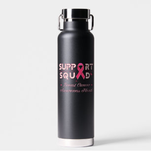 Support Squad-Breast Cancer Awareness Water Bottle
