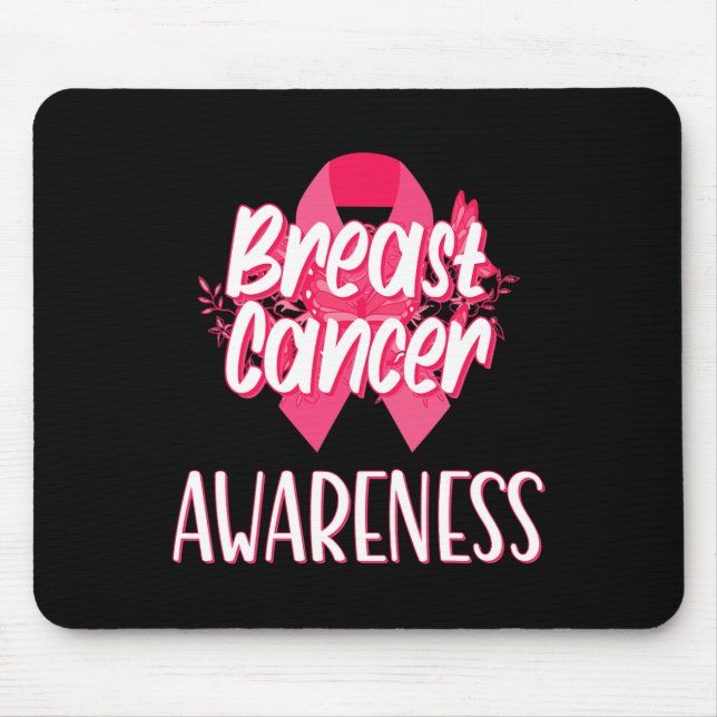 Support Squad Breast Cancer - In October We Wear P Mouse Pad (Front)