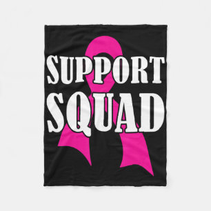 Support Squad Breast Cancer - Support Squad Fleece Blanket