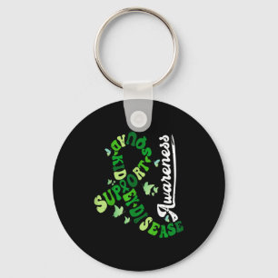 Support squad butterfly kidney disease awareness  keychain