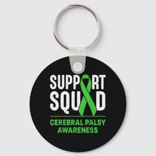 Support Squad Cerebral Palsy Awareness Month CP Keychain