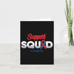 Support Squad Chd Awareness Congenital Heart Disea Card