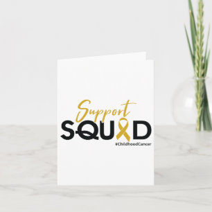 Support Squad - Childhood Cancer Awareness 1 Card
