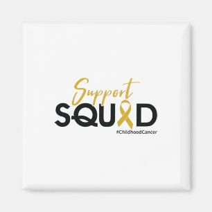 Support Squad - Childhood Cancer Awareness 1 Magnet