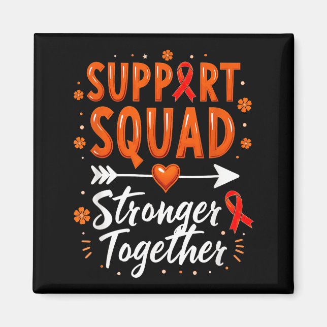 Support Squad Chronic Myeloid Leukaemia Awareness Magnet (Front)