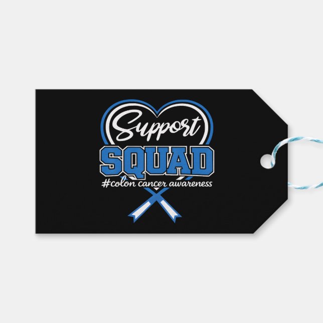 Support Squad Colon Gift Tags (Front (Horizontal))