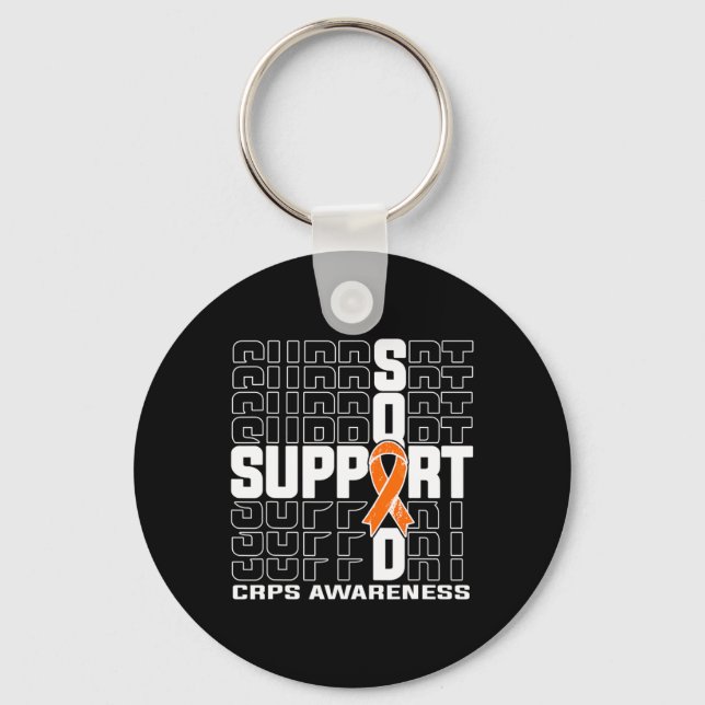 Support Squad CRPS Awareness  Keychain (Front)