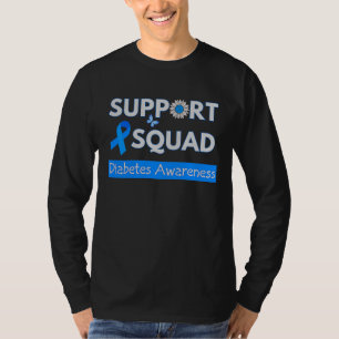 Support Squad - Diabetes Awareness Month Design T-Shirt