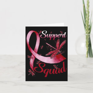 Support Squad Dragonfly Brain Aneurysm Awareness Card