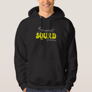 Support Squad Epithelioid Sarcoma Awareness Yellow Hoodie