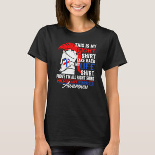 Support Squad Figh I Lung Disease Pulmonary Fibros T-Shirt
