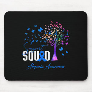 Support Squad For Alopecia Awareness Mouse Pad