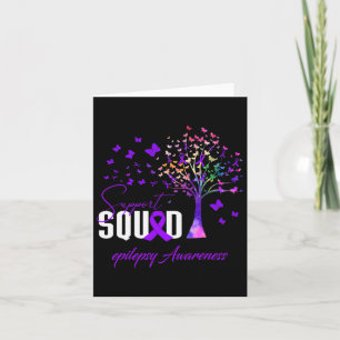 Support Squad For Epilepsy Awareness Card
