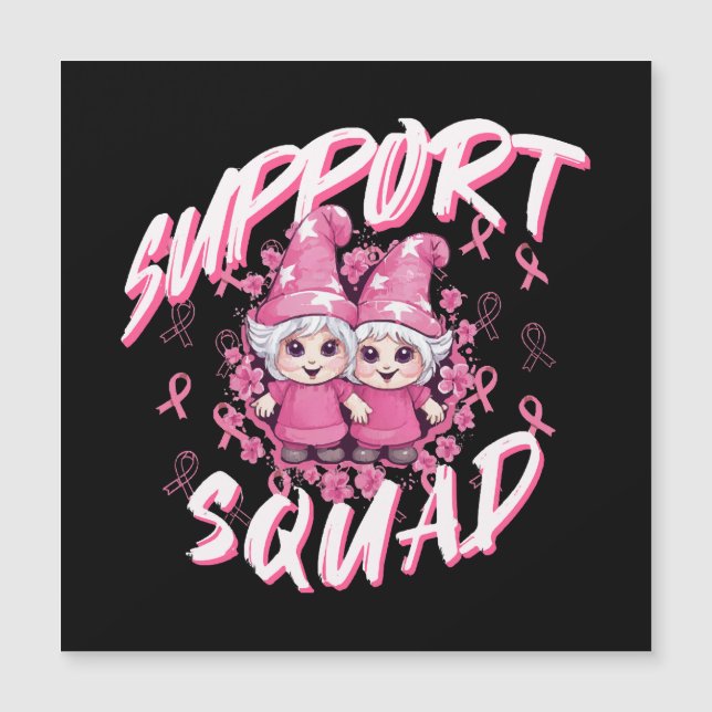 Support Squad Gnome Warrior Breast Cancer Awarenes (Front)