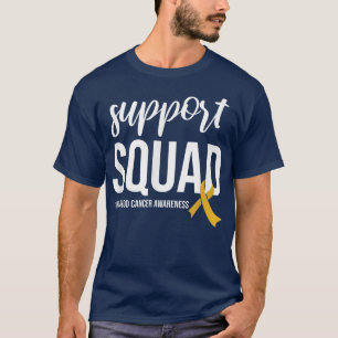 Support Squad, Golden Ribbon Childhood Cancer Awar T-Shirt