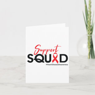 Support Squad - Heart Disease Awareness  Card