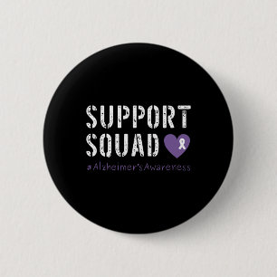 Support Squad Heimer's Awareness 2 Inch Round Button