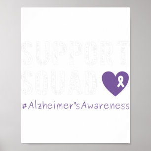 Support Squad Heimer's Awareness  Poster