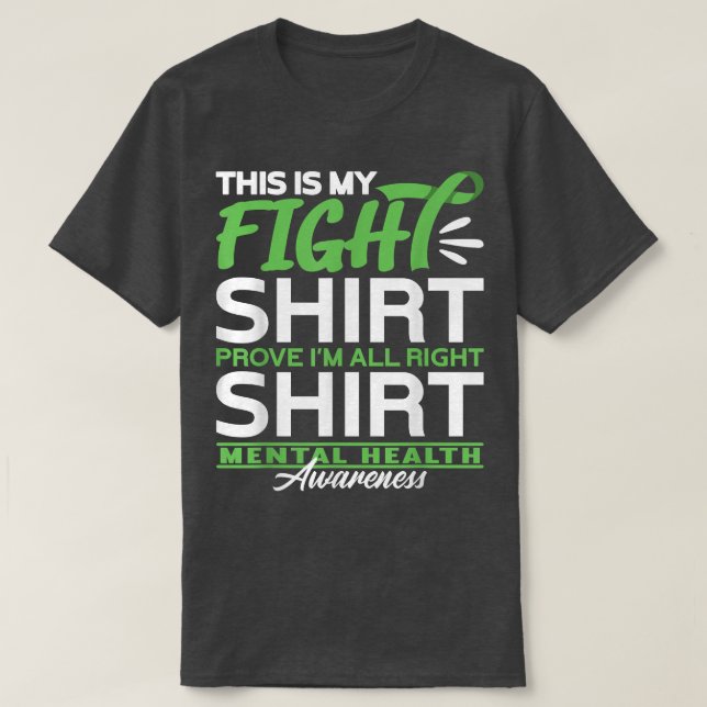 Support Squad I Fight Shirt I Depression & Mental  (Design Front)