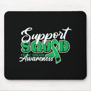 Support Squad I Gluten Free Coeliac Celiac Disease Mouse Pad