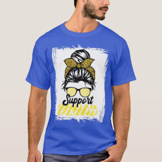 Support Squad I Gold Awareness Ribbon I Childhood  T-Shirt