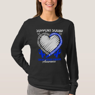 Support Squad I Me Cfs Chronic Fatigue Syndrome  2 T-Shirt