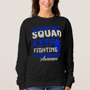 Support Squad I Me Cfs Myalgic Encephalomyelitis Sweatshirt