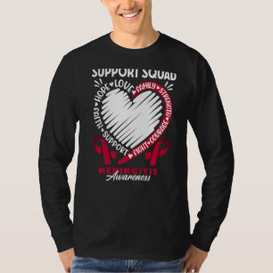 Support Squad I Viral Bacterial Meningitis Awarene T-Shirt
