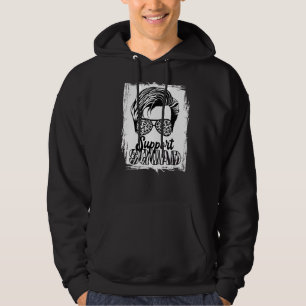 Support Squad I Zebra Ribbon I Ehlers Danlos Syndr Hoodie