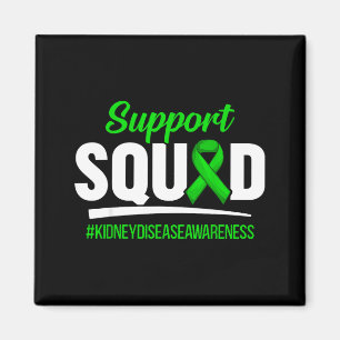 Support squad kidney disease awareness magnet
