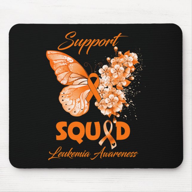 Support Squad Leukaemia Awareness  Mouse Pad (Front)