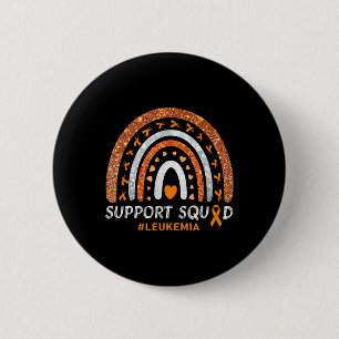 Support Squad Leukaemia Awareness Rainbow Gift War 2 Inch Round Button