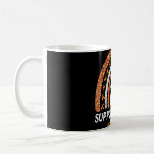 Support Squad Leukaemia Awareness Rainbow Warrior Coffee Mug