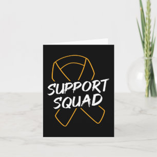 Support Squad Leukaemia Cancer Leukaemia Awareness Card